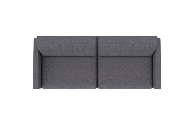 Bäddsoffa Hartford 203x83x82 cm, Grå, Linnetyg Utseende (100% Polyester - 203x83x82 cm, Grå, Linnetyg Utseende (100% Polyester - Möbler - Soffa - Bäddsoffa