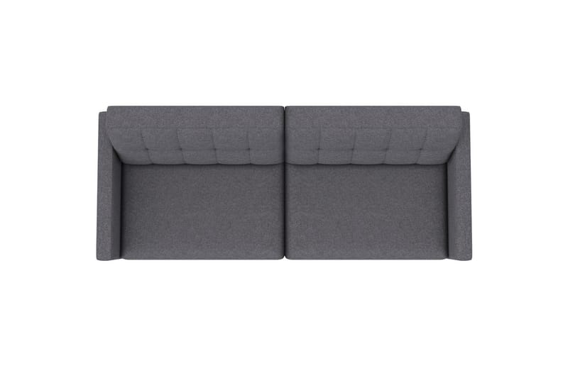 Bäddsoffa Hartford 203x83x82 cm, Grå, Linnetyg Utseende (100% Polyester - 203x83x82 cm, Grå, Linnetyg Utseende (100% Polyester - Möbler - Soffa - Bäddsoffa