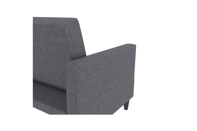 Bäddsoffa Hartford 203x83x82 cm, Grå, Linnetyg Utseende (100% Polyester - 203x83x82 cm, Grå, Linnetyg Utseende (100% Polyester - Möbler - Soffa - Bäddsoffa