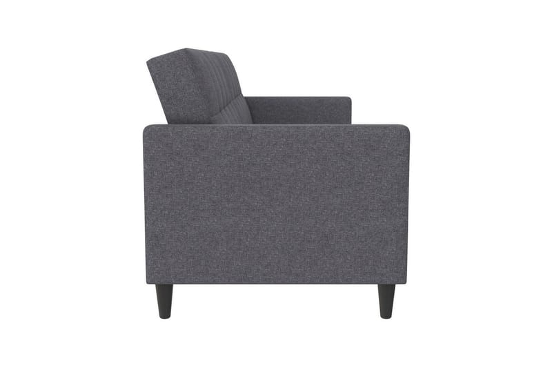 Bäddsoffa Hartford 203x83x82 cm, Grå, Linnetyg Utseende (100% Polyester - 203x83x82 cm, Grå, Linnetyg Utseende (100% Polyester - Möbler - Soffa - Bäddsoffa