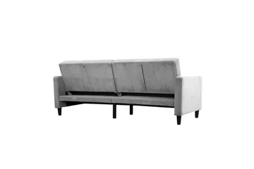 Bäddsoffa Hartford II 203x83x82 cm, Grå - 203x83x82 cm, Grå - Möbler - Soffa - Bäddsoffa
