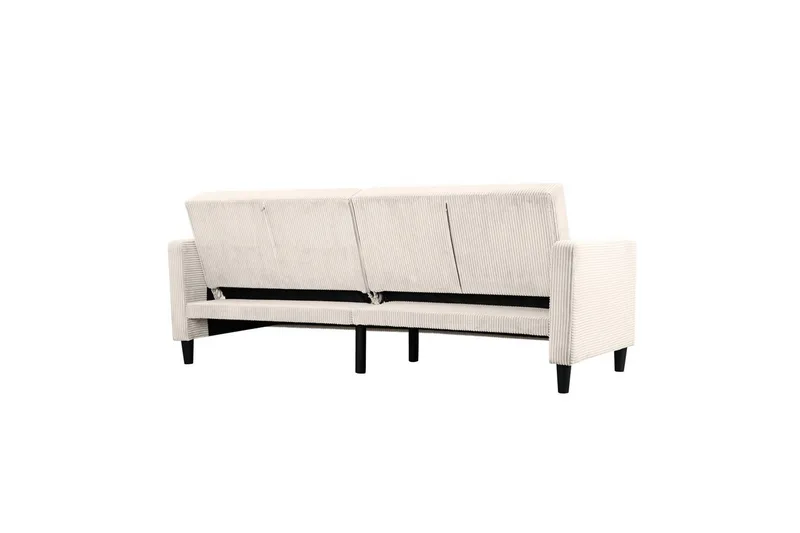 Bäddsoffa Hartford II 203x83x82 cm, Kräm - 203x83x82 cm, Kräm - Möbler - Soffa - Bäddsoffa