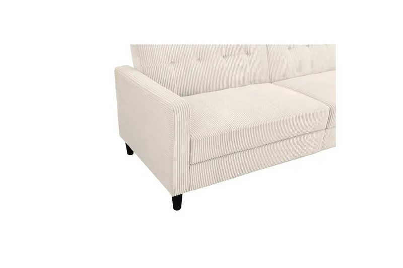 Bäddsoffa Hartford II 203x83x82 cm, Kräm - 203x83x82 cm, Kräm - Möbler - Soffa - Bäddsoffa
