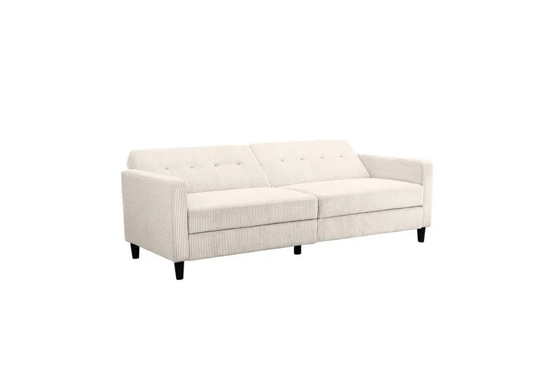 Bäddsoffa Hartford II 203x83x82 cm, Kräm - 203x83x82 cm, Kräm - Möbler - Soffa - Bäddsoffa