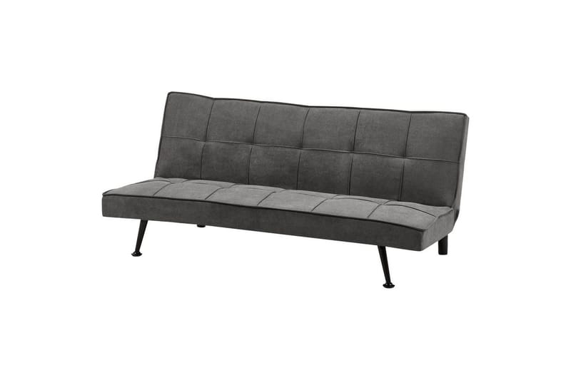Bäddsoffa Hasle Grå, svart - Grå, svart - Möbler - Soffa - Bäddsoffa