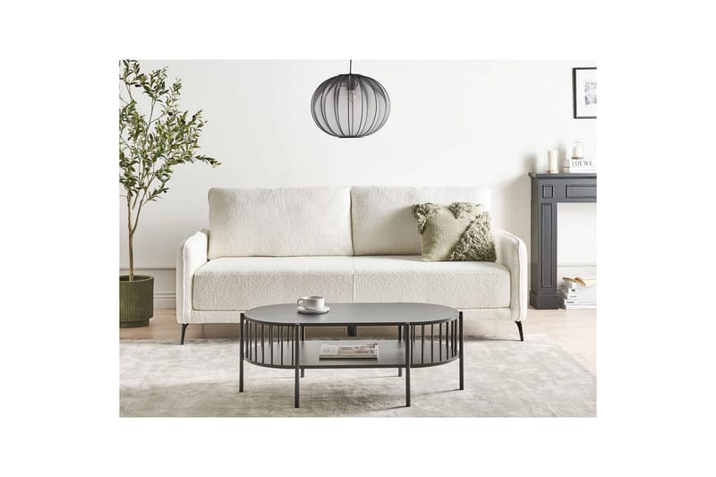 Bäddsoffa Heming Vit, Svart - Vit, Svart - Möbler - Soffa - Soffgrupp
