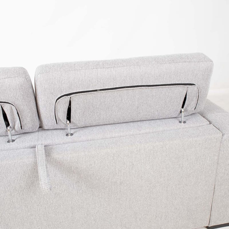 Bäddsoffa Kingston 3-sits 198x96x76/94 cm - grå - Möbler - Soffa - Bäddsoffa