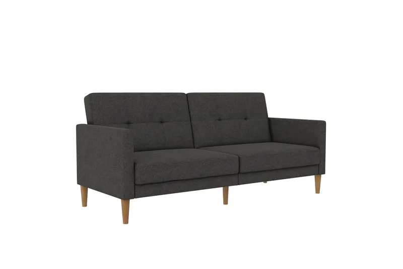 Bäddsoffa Lilly Antracit, Linne, Antracit, Linne