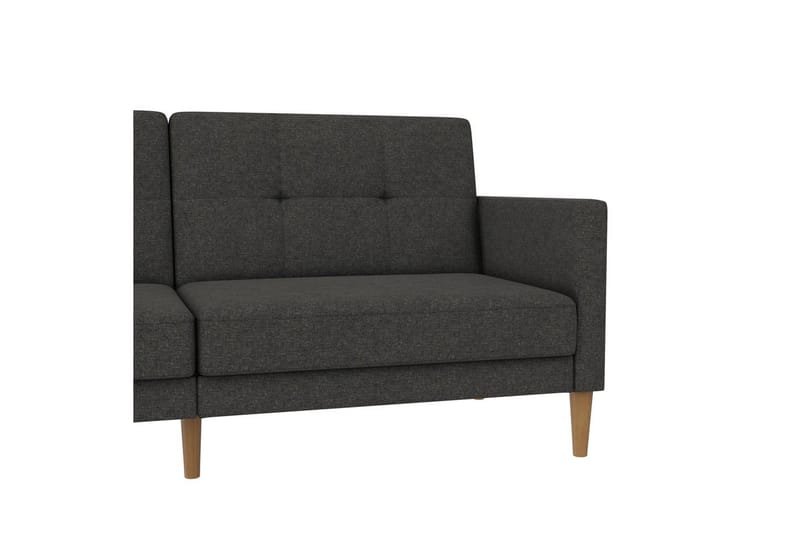 Bäddsoffa Lilly Antracit, Linne - Antracit, Linne - Möbler - Soffa - Bäddsoffa