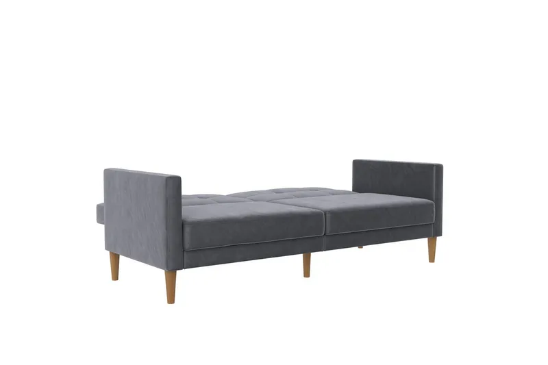 Bäddsoffa Lilly Antracit, Sammet - Antracit, Sammet - Möbler - Soffa - Bäddsoffa