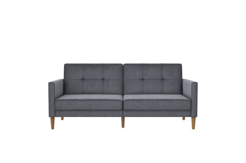 Bäddsoffa Lilly Antracit, Sammet - Antracit, Sammet - Möbler - Soffa - Bäddsoffa
