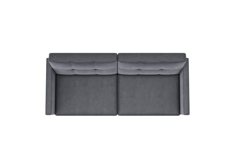 Bäddsoffa Lilly Antracit, Sammet - Antracit, Sammet - Möbler - Soffa - Bäddsoffa