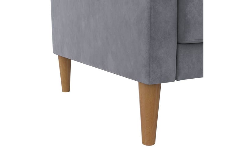 Bäddsoffa Lilly Antracit, Sammet - Antracit, Sammet - Möbler - Soffa - Bäddsoffa