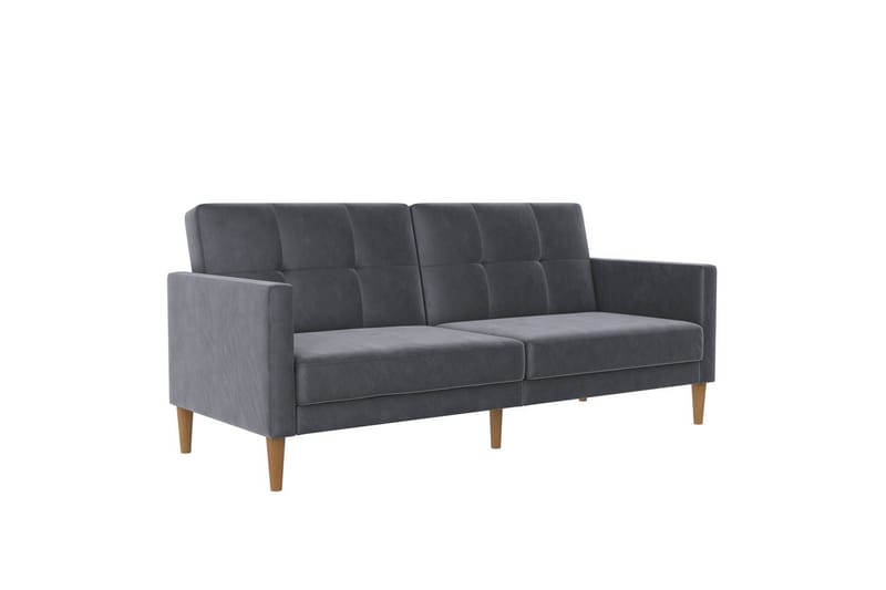 Bäddsoffa Lilly Antracit, Sammet - Antracit, Sammet - Möbler - Soffa - Bäddsoffa