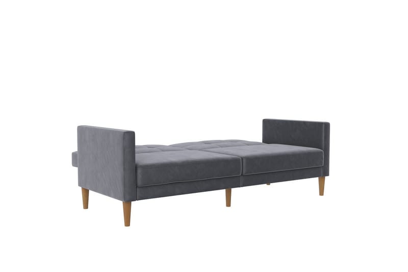 Bäddsoffa Lilly Antracit, Sammet - Antracit, Sammet - Möbler - Soffa - Bäddsoffa