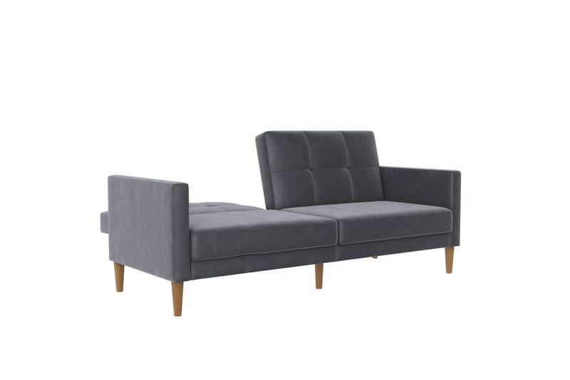 Bäddsoffa Lilly Antracit, Sammet - Antracit, Sammet - Möbler - Soffa - Bäddsoffa