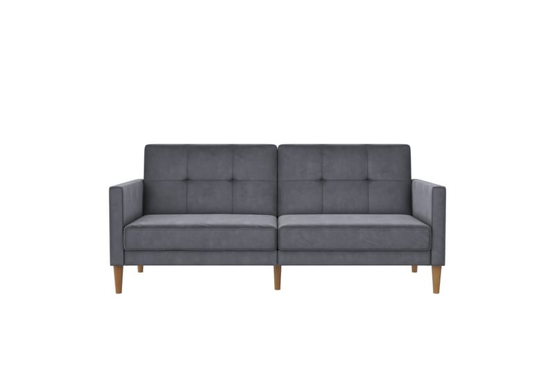 Bäddsoffa Lilly Antracit, Sammet - Antracit, Sammet - Möbler - Soffa - Bäddsoffa