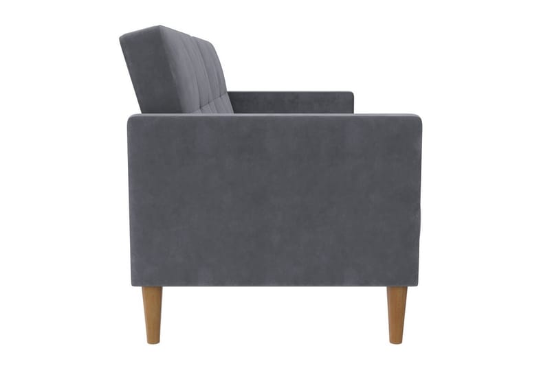 Bäddsoffa Lilly Antracit, Sammet - Antracit, Sammet - Möbler - Soffa - Bäddsoffa