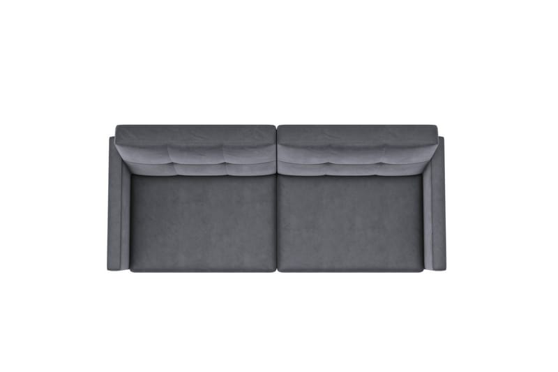 Bäddsoffa Lilly Antracit, Sammet - Antracit, Sammet - Möbler - Soffa - Bäddsoffa