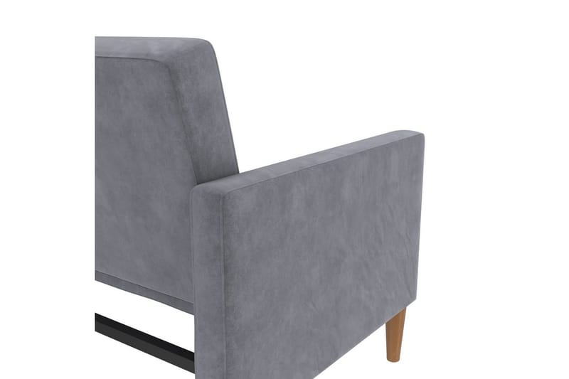 Bäddsoffa Lilly Antracit, Sammet - Antracit, Sammet - Möbler - Soffa - Bäddsoffa