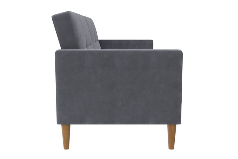 Bäddsoffa Lilly Antracit, Sammet - Antracit, Sammet - Möbler - Soffa - Bäddsoffa