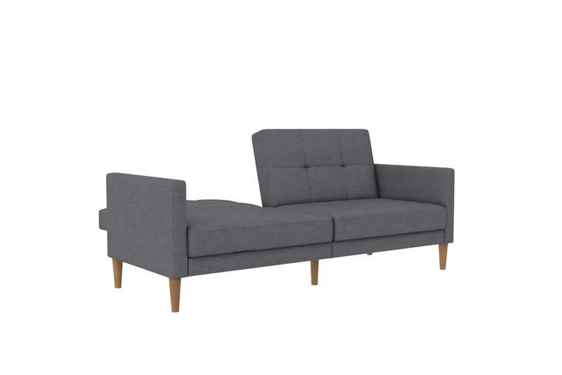 Bäddsoffa Lilly Ljusgrå, Linne - Ljusgrå, Linne - Möbler - Soffa - Bäddsoffa