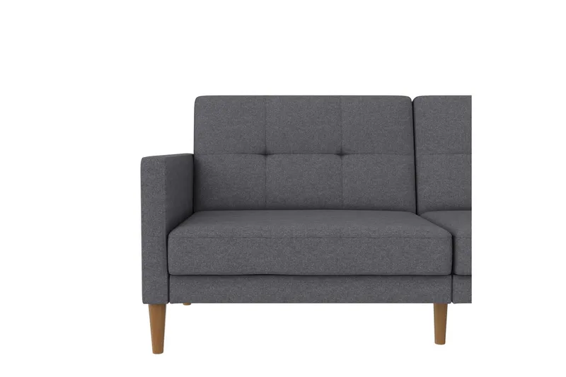 Bäddsoffa Lilly Ljusgrå, Linne - Ljusgrå, Linne - Möbler - Soffa - Bäddsoffa
