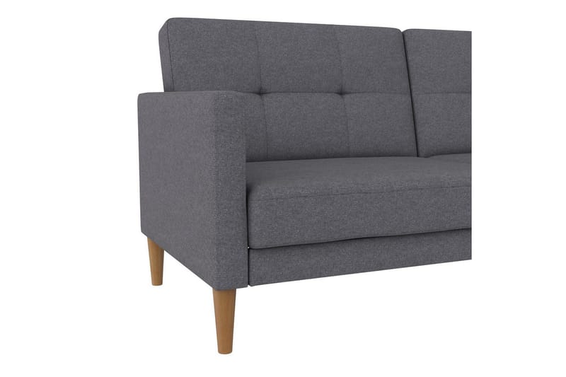 Bäddsoffa Lilly Ljusgrå, Linne - Ljusgrå, Linne - Möbler - Soffa - Bäddsoffa