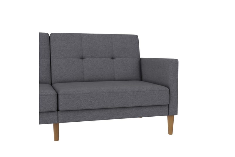 Bäddsoffa Lilly Ljusgrå, Linne - Ljusgrå, Linne - Möbler - Soffa - Bäddsoffa