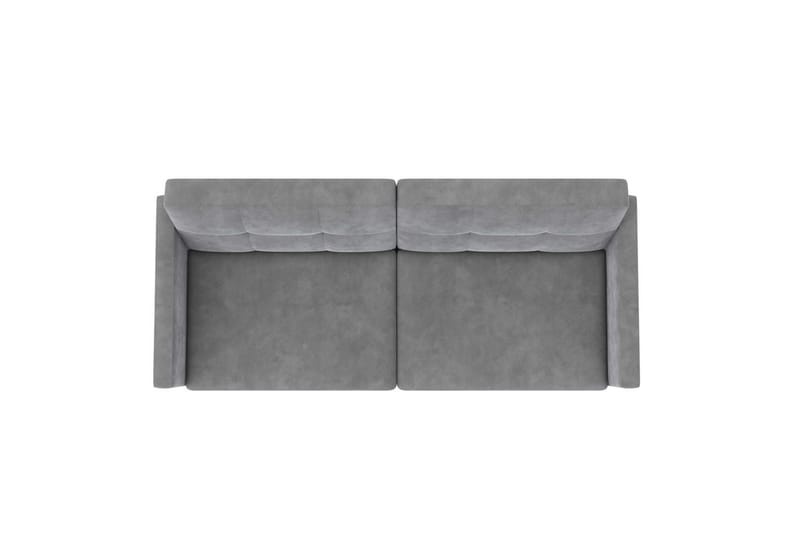 Bäddsoffa Lilly Ljusgrå, Sammet - Ljusgrå, Sammet - Möbler - Soffa - Bäddsoffa