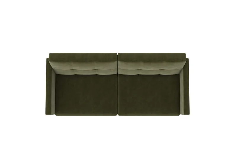 Bäddsoffa Lilly Olivgrön, Sammet - Olivgrön, Sammet - Möbler - Soffa - Bäddsoffa