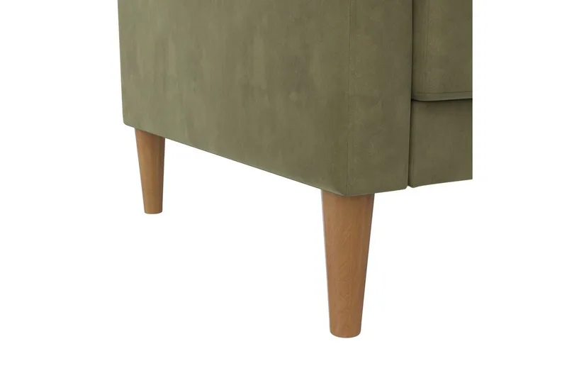 Bäddsoffa Lilly Olivgrön, Sammet - Olivgrön, Sammet - Möbler - Soffa - Bäddsoffa