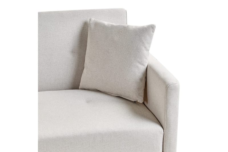 Bäddsoffa Lucan Beige, svart - Beige - Möbler - Soffa - Soffgrupp