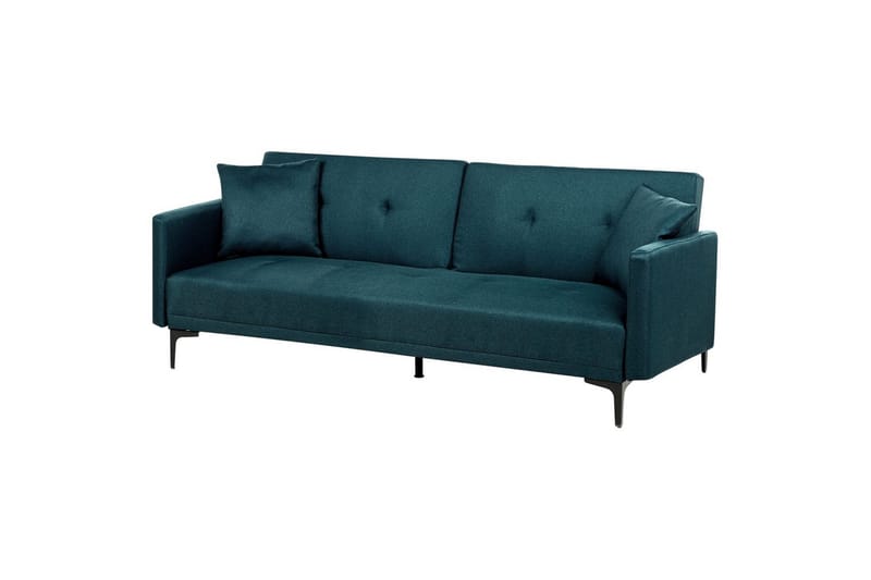 Bäddsoffa Lucan Blå, Svart - Blå, Svart - Möbler - Soffa - Soffgrupp