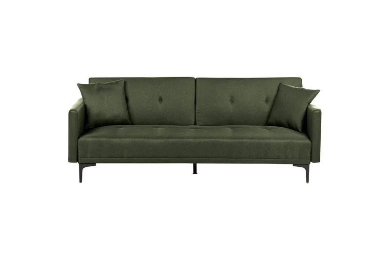Bäddsoffa Lucan Grön, Svart, Grön, Svart