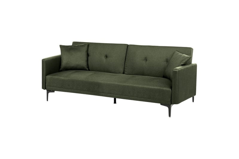 Bäddsoffa Lucan Grön, Svart - Grön, Svart - Möbler - Soffa - Soffgrupp