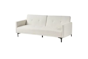 Bäddsoffa Lucan Vit, Svart - Vit, Svart - Möbler - Soffa - 2 sits soffa