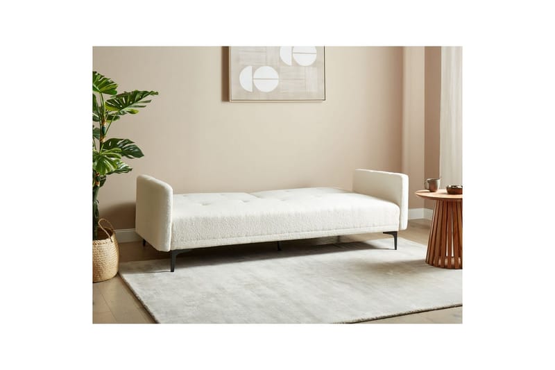 Bäddsoffa Lucan Vit, Svart - Vit, Svart - Möbler - Soffa - Soffgrupp