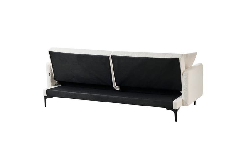 Bäddsoffa Lucan Vit, Svart - Vit, Svart - Möbler - Soffa - Soffgrupp