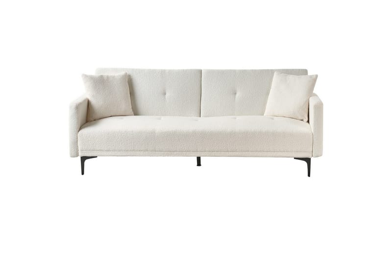 Bäddsoffa Lucan Vit, Svart - Vit, Svart - Möbler - Soffa - Soffgrupp