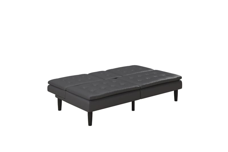 Bäddsoffa Maine Grå PU - Grå PU - Möbler - Soffa - Bäddsoffa