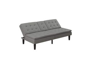 Bäddsoffa Maine Grått tyg - Grått tyg - Möbler - Soffa - Bäddsoffa