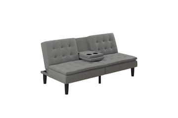 Bäddsoffa Maine Grått tyg - Grått tyg - Möbler - Soffa - Bäddsoffa