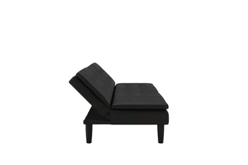 Bäddsoffa Maine Svart - Svart - Möbler - Soffa - Bäddsoffa