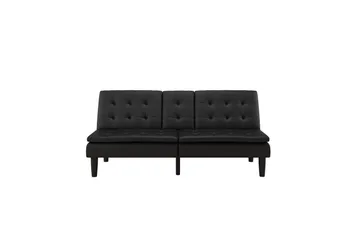 Bäddsoffa Maine Svart - Svart - Möbler - Soffa - Bäddsoffa