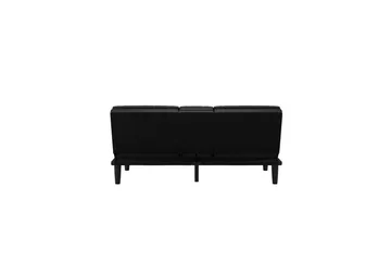 Bäddsoffa Maine Svart - Svart - Möbler - Soffa - Bäddsoffa