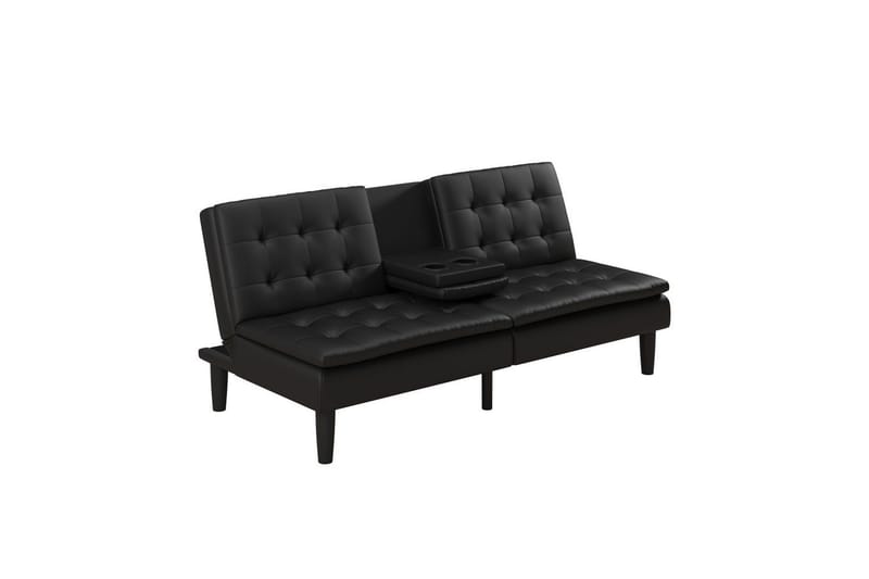 Bäddsoffa Maine Svart - Svart - Möbler - Soffa - Bäddsoffa