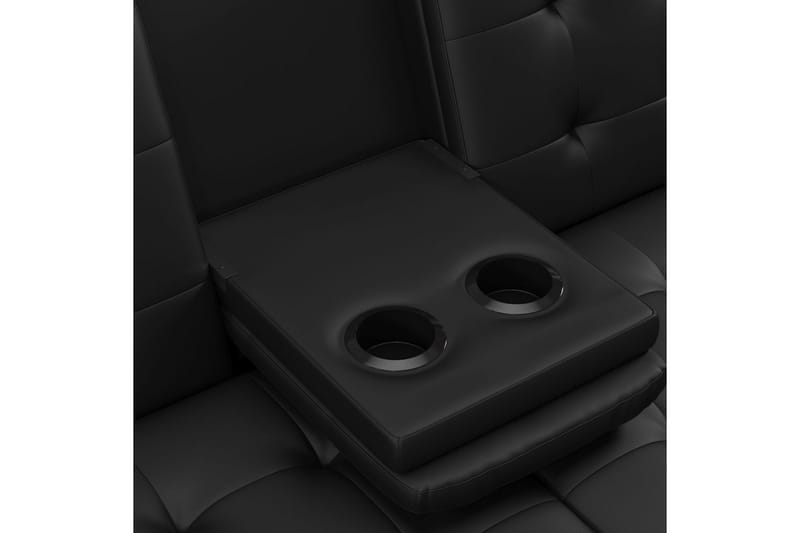 Bäddsoffa Maine Svart - Svart - Möbler - Soffa - Bäddsoffa