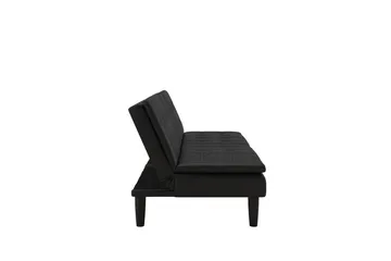 Bäddsoffa Maine Svart - Svart - Möbler - Soffa - Bäddsoffa