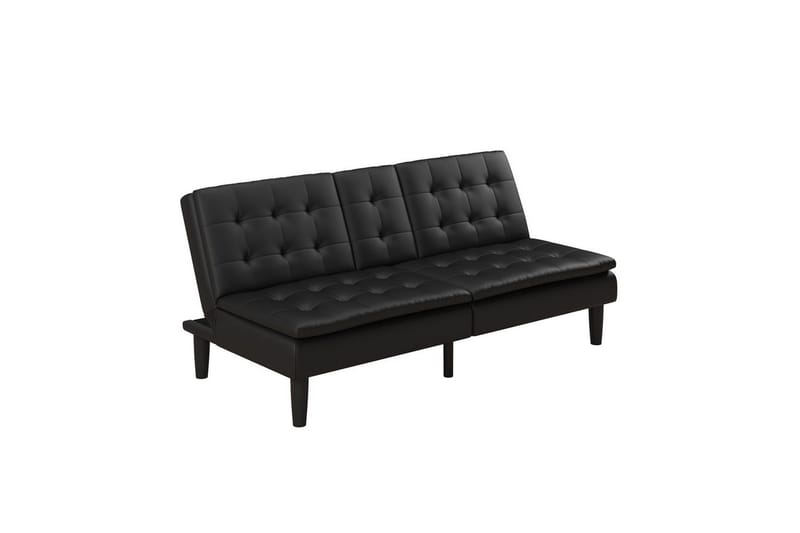 Bäddsoffa Maine Svart, Svart
